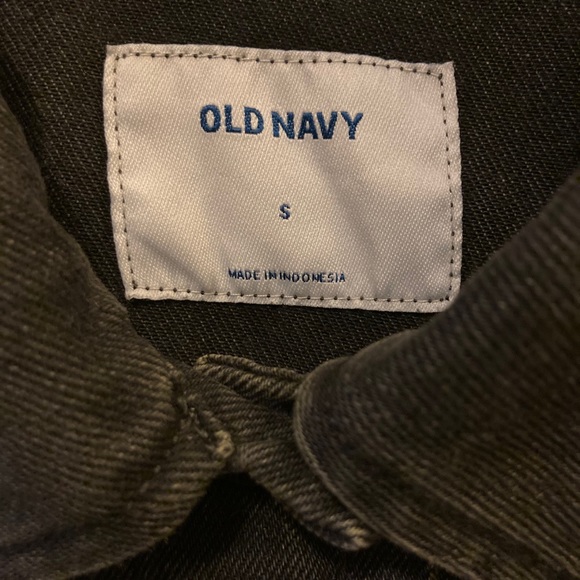 Distressed Black Jean Jacket for Women - Picture 11 of 13